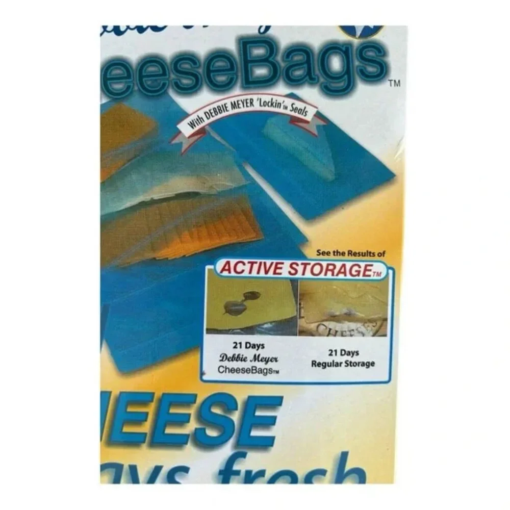 NEW Debbie Meyer Red COLD CUTS BAGS BLUE CHEESE BAGS HTF Reusable 12 in Each